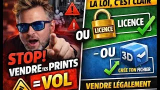 Miniature : Vendre des impressions 3d. Légal ou non?