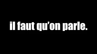 Miniature : Il faut qu'on parle...