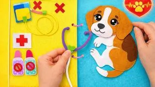 Miniature : Clinique Vétérinaire DIY ! 🚑🐶 On Sauve un Chiot & un Chaton 😻✨