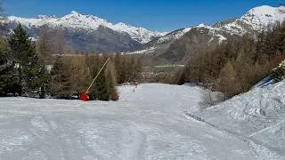 Miniature : A Ski Day in the French Alps | Quiet Slopes & Sun