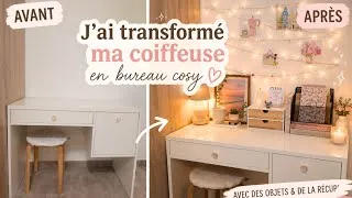 Miniature : ✨ J'ai transformé ma coiffeuse en bureau cosy (avec de la récup !) 💻🪴