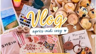 Miniature : ✨ SLOW LIVING VLOG  | Muffins aux myrtilles, haul Shein & aquarelle