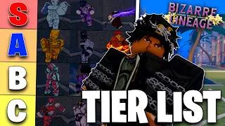 Miniature : LA TIERLIST DES STANDS PVE SUR BIZARRE LINEAGE !