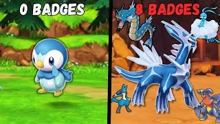 Miniature : J'ai fini Pokémon Diamant avec UNIQUEMENT des Pokémons BLEU !! (J'ai galéré)