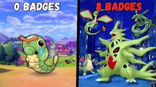 Miniature : J'ai fini Pokémon Bouclier avec UNIQUEMENT des Pokémons VERT !! (C'est pas facile)
