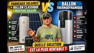 Miniature : Chauffe-eau thermodynamique ou panneaux solaires : quelle solution est vraiment la plus rentable ?