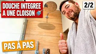 Miniature : On MONTE un système de DOUCHE encastré à une CLOISON