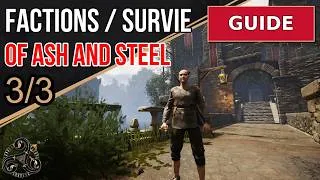 Miniature : Of Ash and Steel : factions, survie et le plan que j'aurais aimé avoir au début