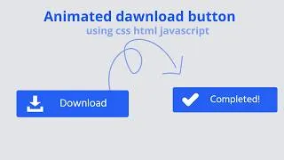 Miniature : Create a Stylish Animated Download Button with HTML, CSS & JavaScript | UI Design Tutorial