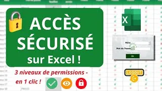 Miniature : Gérer les Accès sur Excel (Admin, Lecture seule, Feuilles masquées)