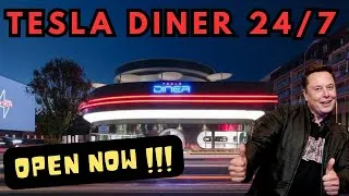Miniature : Tesla Diner & Supercharger Hollywood : L’Expérience Ultime Ouverte 24/7 à Los Angeles !
