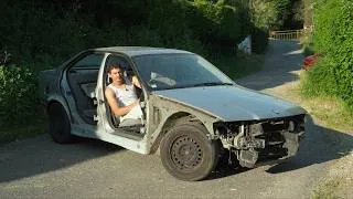 Miniature : Déjà pas au top avant d'être vandalisée... Restauration Bmw 320i e36