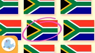 Miniature : Afrique - Trouvez les différents drapeaux - Drapeaux de l'Afrique - Attention visuelle pour enfants