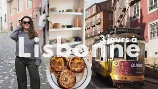 Miniature : 3 jours à Lisbonne avec moi (visites, petits cafés, pasteis de nata...) 🥰 Vlog voyage au Portugal 🇵🇹