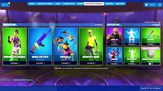 Miniature : VOUS ÊTES POUR QUI À LA WORLD CUP ?! - Boutique FORTNITE Du Vendredi 26 Juillet 2019