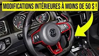 Miniature : Top 7 des modifs d’intérieur auto à moins de 50 €