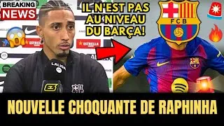 Miniature : 🚨 URGENT! RAPHINHA DECLARE UNE INFORMATION CHOQUANTE À PROPOS DE CE JOUEUR| NOUVELLES DU BARÇA