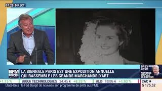 Miniature : Georges De Jonckheere président de la Biennale Paris sur BFM Business