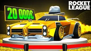 Miniature : On a testé la VOITURE la plus CHÈRE de ROCKET LEAGUE