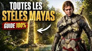 Miniature : AC Black Flag Resynced : Toutes les STÈLES MAYA ! Emplacements & Solution (Armure LÉGENDAIRE) Guide