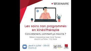 Miniature : Webinaire : les soins non programmés en kinésithérapie