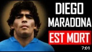 Miniature : Diego Maradona est mort à 60 ans d’une crise cardiaque