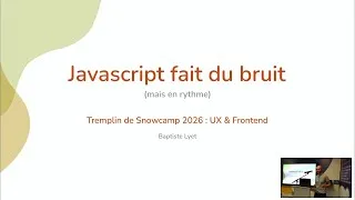 Miniature : JavaScript fait du bruit… mais en rythme !