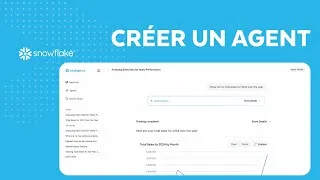 Miniature : Créer un agent sur Snowflake Intelligence