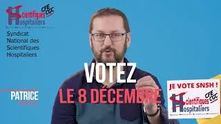 Miniature : Elections professionnelles 2022 Fonction Publique Hospitalière : POUR VOS DROITS VOTEZ SNSH CFE-CGC