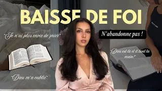 Miniature : "J'ai perdu la foi" - Comment retrouver la foi ? Conseils pratiques