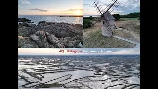 Miniature : La LOIRE, fin du trek GR3 et l'estuaire: d'Angers à La Baule passant par Nantes et Guérande, 4K, 6 j