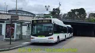 Miniature : Heuliez GX 317 GNV n°524 entre Greneraie et Pirmil - Réseau Naolib