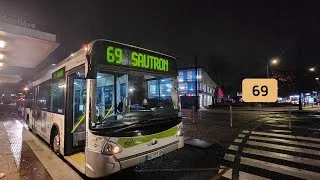 Miniature : Ligne 69 entre F. Baudry et Sautron - Heuliez GX 327 GNV n°571