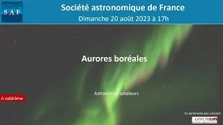 Miniature : Conférence "Aurores boréales"