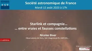 Miniature : Conférence "Starlink et compagnie, entre vraies et fausses constellations"