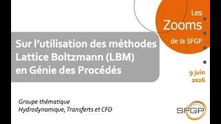Miniature : Sur l’utilisation des méthodes Lattice Boltzmann (LBM) en Génie des Procédés