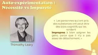 Miniature : Socio-ethnographie de l'emploi du LSD comme traitement en addictologie