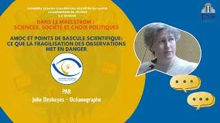 Miniature : Table ronde 1 - Courants océaniques et points de bascule climatiques - Julie Deshayes, océanographe