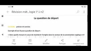 Miniature : La question de départ