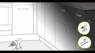 Miniature : Cuisine équipée : poser un socle pour angle rentrant en vidéo