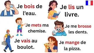 Miniature : Cours de français débutants | Apprendre le français | Essentielles phrases | Les verbes d'action