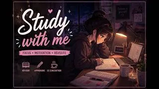 Miniature : 📖 Study With Me ✨ Ambiance Douce pour Réviser et Se Concentrer 2h