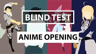 Miniature : BLIND TEST - ANIME OPENING QUIZ (VERY EASY - HARD)