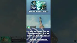 Miniature : BOTW ou TOTK ? Ma réponse dans ma dernière vidéo !