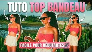 Miniature : TUTO CROCHET TOP BANDEAU TWISTÉ