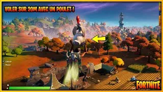 Miniature : VOLER SUR 20M AVEC UN POULET & CHASSER DES POULETS (3) ! DEFI SEMAINE 3 , SAISON 6 [ FORTNITE ]