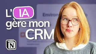 Miniature : Comment j'ai automatisé mon CRM Notion avec des agents IA (tuto complet)