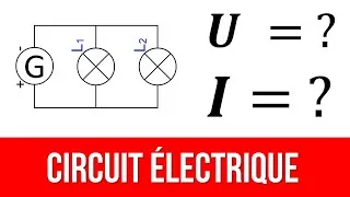 Miniature : Circuit en dérivation - Tension et l’intensité (exercice corrigé Physique Chimie)