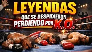 Miniature : Leyendas que  se Retiraron  Perdiendo Por Nocauts 