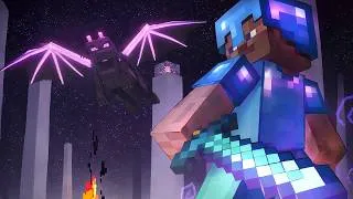 Miniature : Un Noob face a L'Ender Dragon… après avoir tout perdu